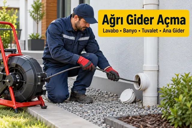 Ağrı gider açma ve tıkanıklık açma için tesisat müdahalesi
