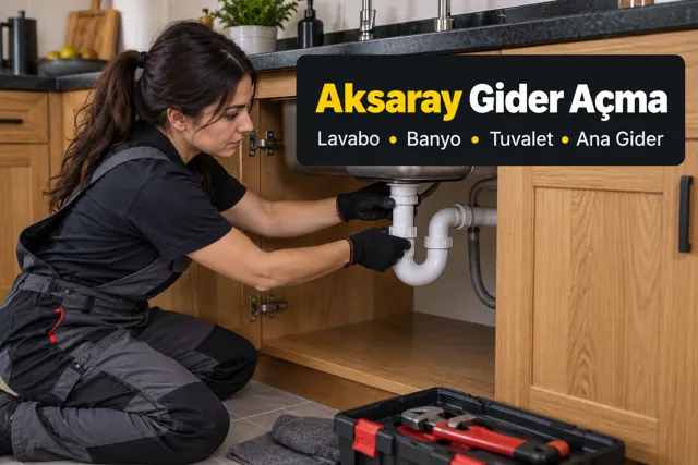 Aksaray gider açma — mutfak lavabo bağlantısının kontrolü