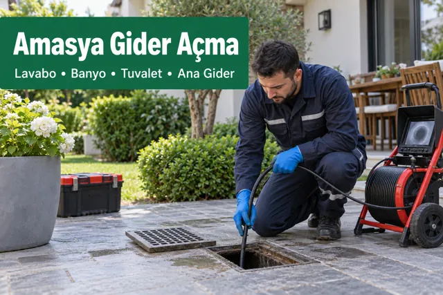 Amasya gider açma ve tıkanıklık açma için tesisat müdahalesi