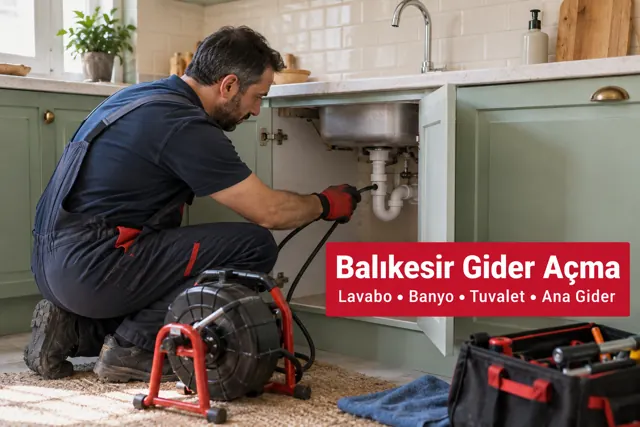 Balıkesir gider açma ve tıkanıklık açma için tesisat müdahalesi