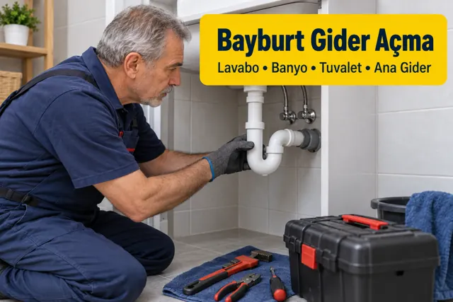 Bayburt gider açma — tesisat gider bağlantısının kontrolü