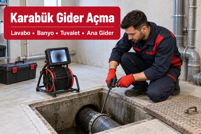 Karabük gider açma — bina ana gider bağlantısının kontrolü