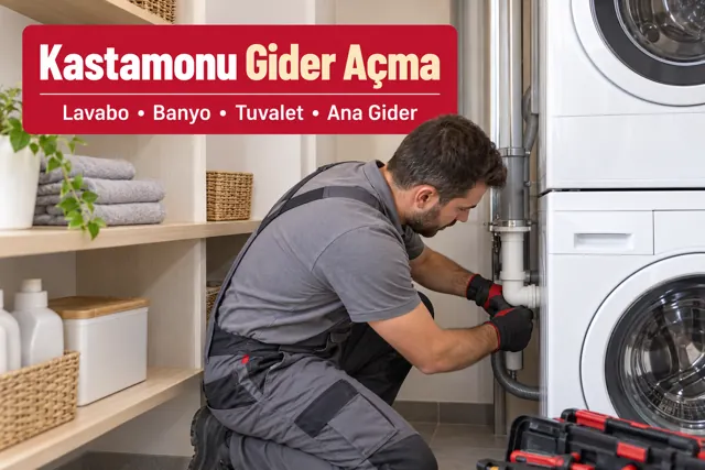 Kastamonu gider açma — makine tahliye borusunun kontrolü