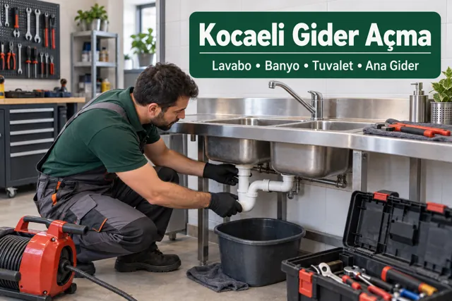 Kocaeli gider açma — iş yeri evyesi giderinin incelenmesi