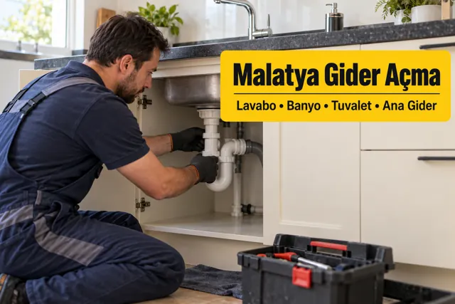 Malatya gider açma — mutfak lavabo sifonunun kontrolü
