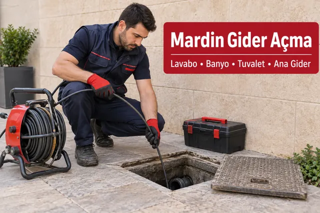 Mardin gider açma — dış alan gider bağlantısının kontrolü