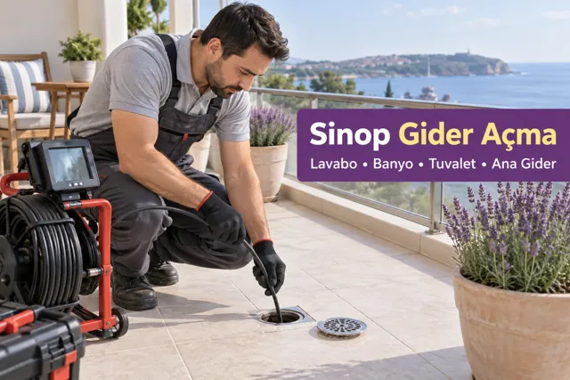 Sinop gider açma — balkon giderinin kontrolü