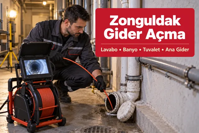 Zonguldak gider açma — bina giderinde kameralı kontrol