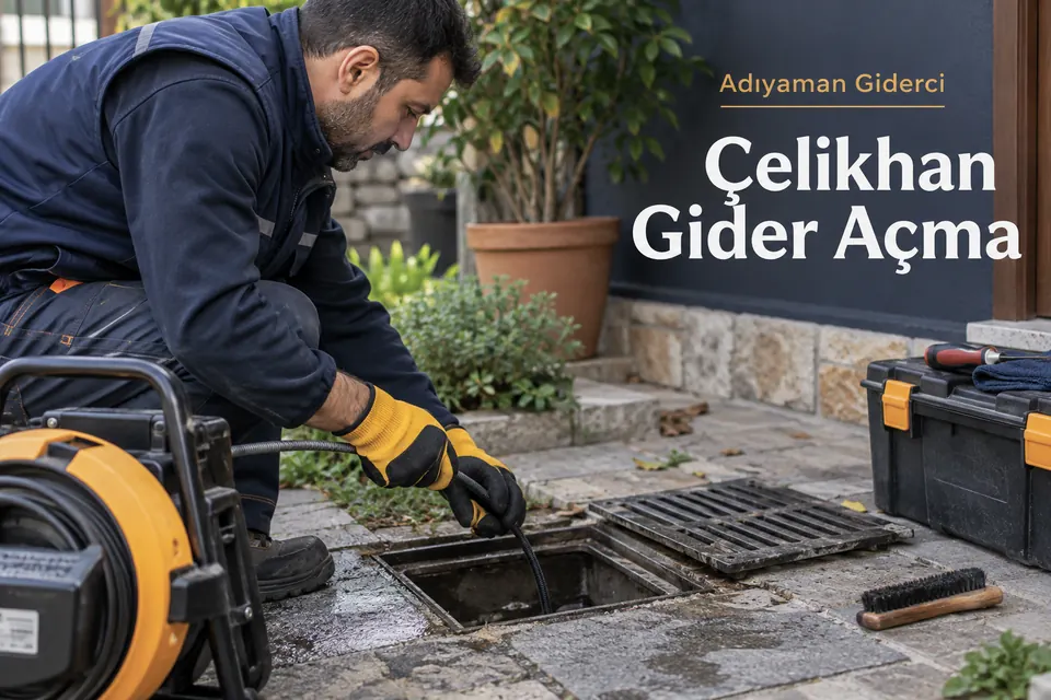 Adıyaman Çelikhan gider açma hizmet görseli Adıyaman Çelikhan gider açma — Adıyaman Giderci — Çelikhan gider açma için temsili tesisat çalışması