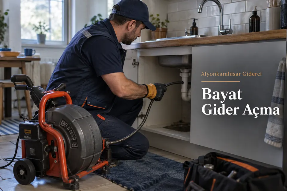 Afyonkarahisar Bayat gider açma hizmet görseli Afyonkarahisar Bayat gider açma — Afyonkarahisar Giderci — Bayat gider açma için temsili tesisat çalışması