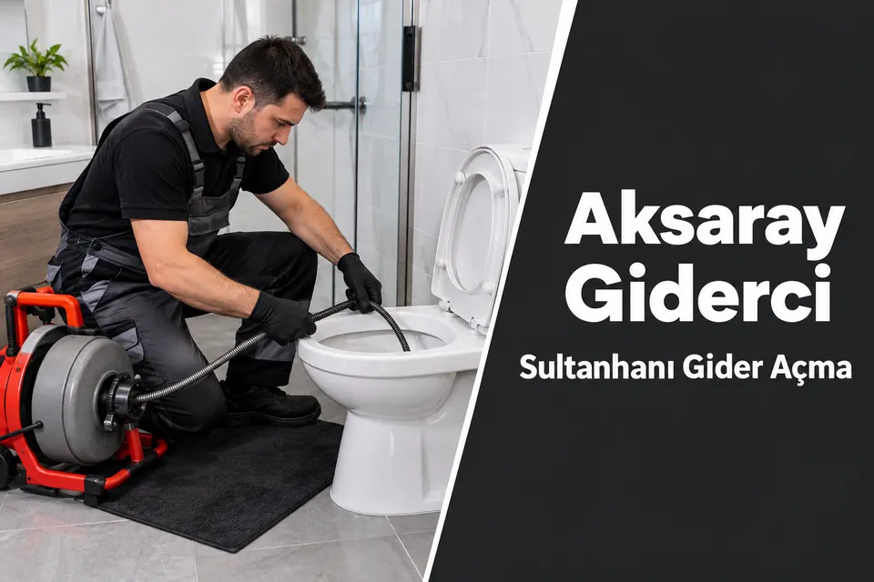 Aksaray Sultanhanı gider açma hizmet görseli Aksaray Sultanhanı gider açma — tuvalet giderinde işlem sonrası kontrol