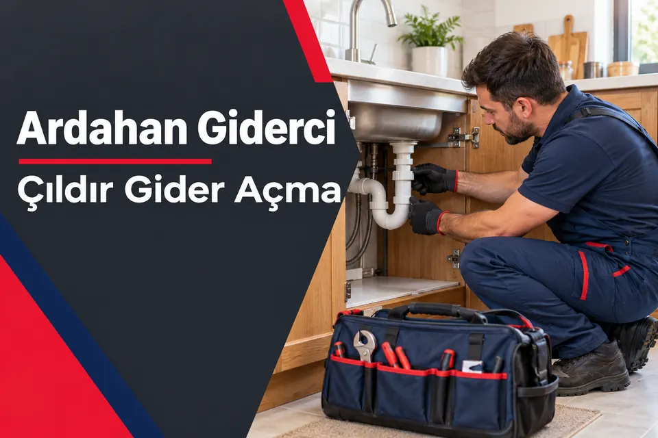 Ardahan Çıldır gider açma — evye sifonu ve çıkışının kontrolü