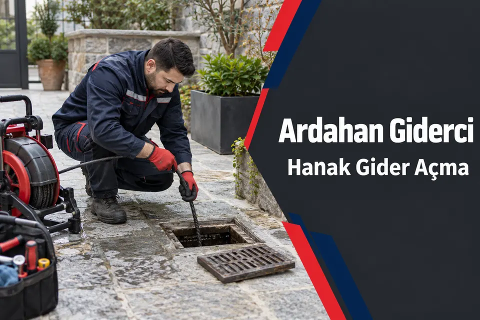 Ardahan Hanak gider açma — bahçe gideri çıkışının kontrolü