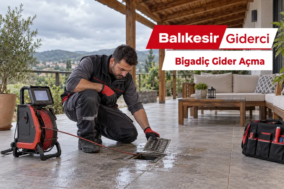 Balıkesir Bigadiç gider açma — teras gider girişinin kontrolü