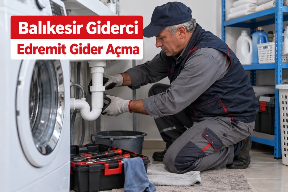 Balıkesir Edremit gider açma — çamaşır makinesi giderinin kontrolü