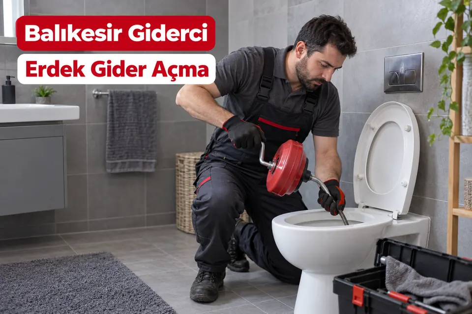 Balıkesir Erdek gider açma — tuvalet giderinde açma işlemi