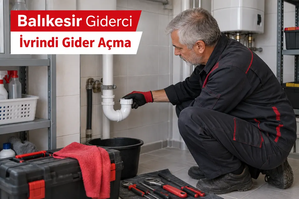 Balıkesir İvrindi gider açma hizmet görseli Balıkesir İvrindi gider açma — tesisat gider bağlantısının kontrolü