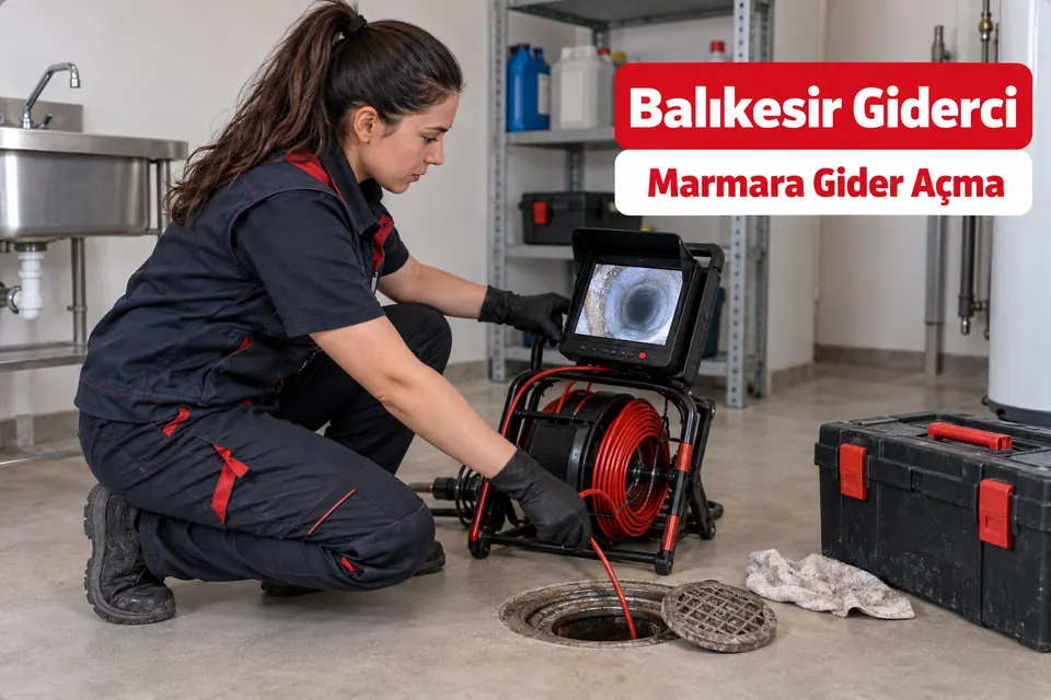 Balıkesir Marmara gider açma — ana gider hattının görüntülenmesi