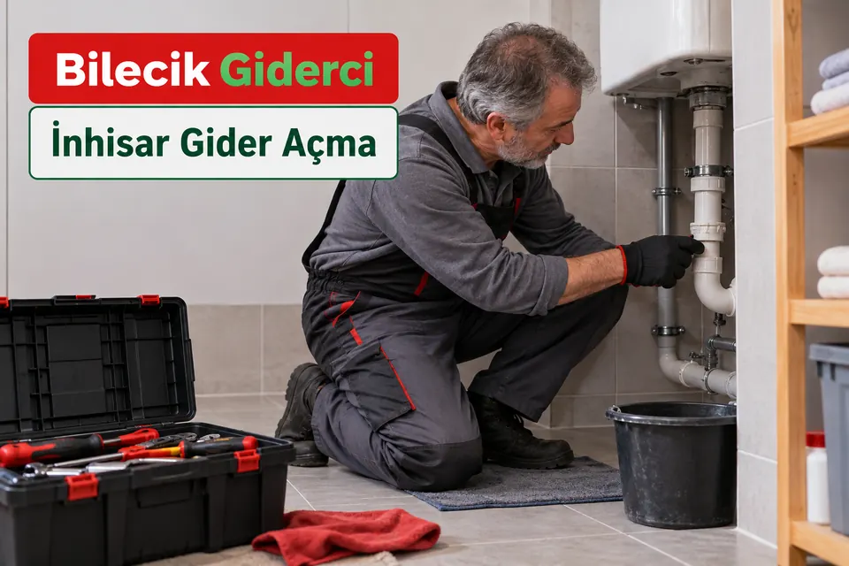 Bilecik İnhisar gider açma — tesisat gider bağlantısının kontrolü