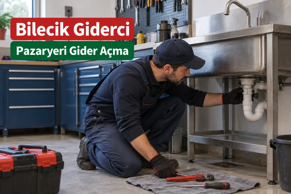 Bilecik Pazaryeri gider açma hizmet görseli Bilecik Pazaryeri gider açma — iş yeri lavabo giderinin kontrolü