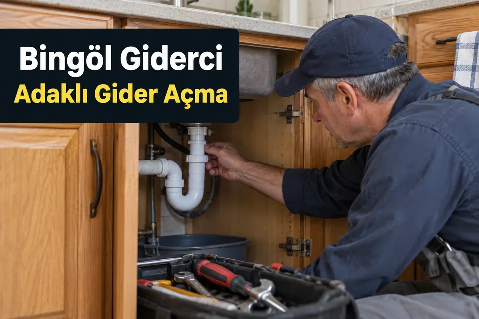 Bingöl Adaklı gider açma hizmet görseli Bingöl Adaklı gider açma — mutfak evyesi altında sifon kontrolü