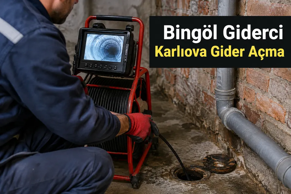 Bingöl Karlıova gider açma hizmet görseli Bingöl Karlıova gider açma — ana giderde kameralı inceleme