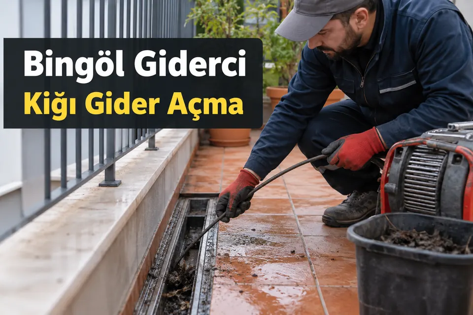 Bingöl Kiğı gider açma hizmet görseli Bingöl Kiğı gider açma — balkon kanal giderinin temizlenmesi