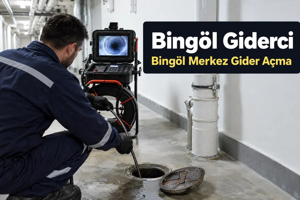 Bingöl Bingöl Merkez gider açma — bina giderinde kamera kontrolü