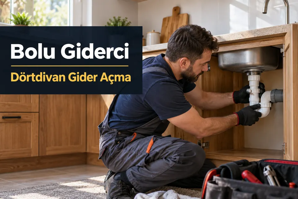 Bolu Dörtdivan gider açma — mutfak sifonunun kontrolü