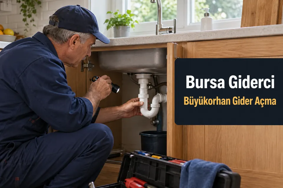 Bursa Büyükorhan gider açma hizmet görseli Bursa Büyükorhan gider açma — mutfak evyesi sifon kontrolü
