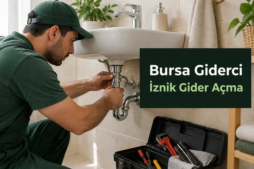 Bursa İznik gider açma — lavabo bağlantısının kontrolü