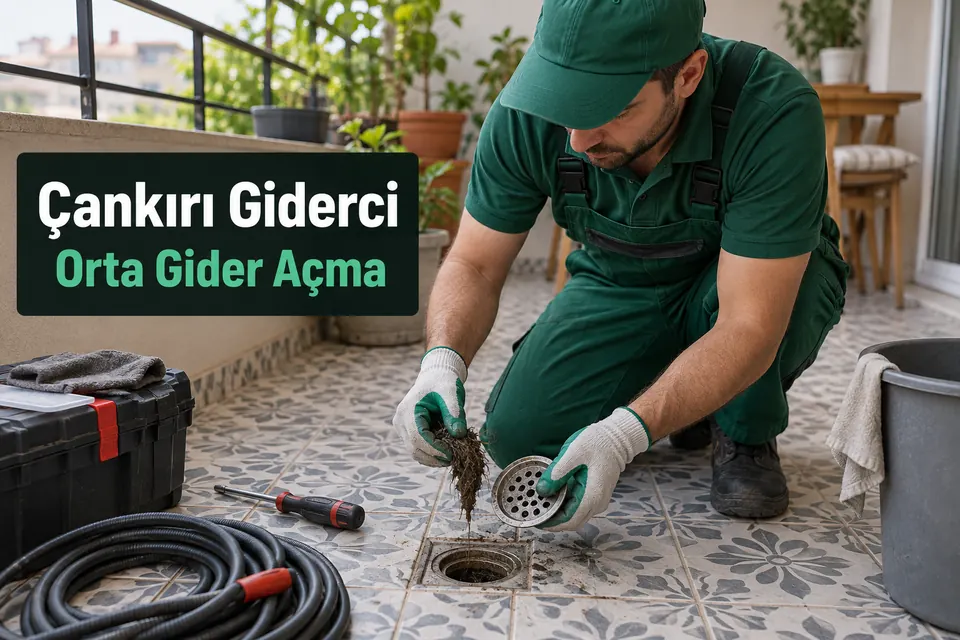 Çankırı Orta gider açma hizmet görseli Çankırı Orta gider açma — balkon süzgecinin temizliği