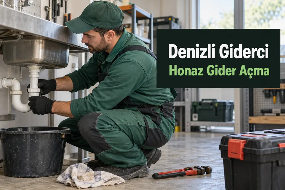 Denizli Honaz gider açma — iş yeri lavabosunda sifon kontrolü