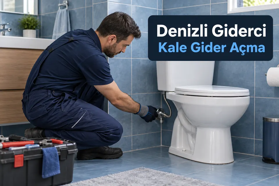 Denizli Kale gider açma — tuvalet bağlantısının kontrolü