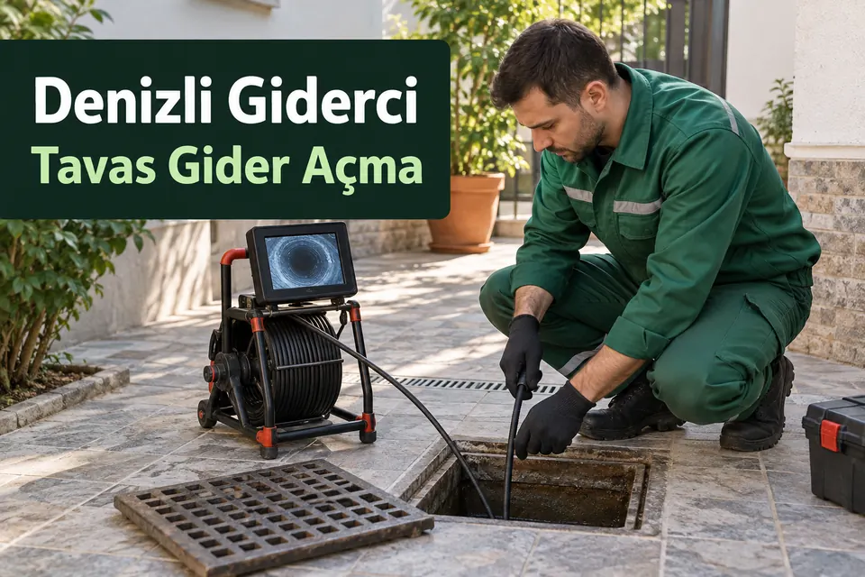 Denizli Tavas gider açma hizmet görseli Denizli Tavas gider açma — avlu drenaj bağlantısında kontrol