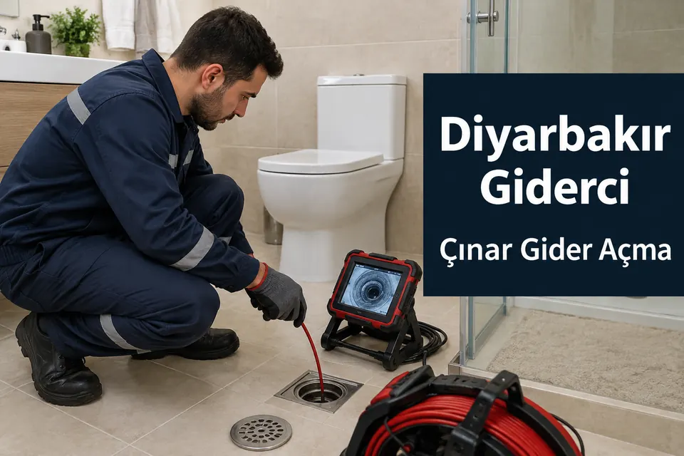 Diyarbakır Çınar gider açma hizmet görseli Diyarbakır Çınar gider açma — tuvalet ve yer süzgecinde kontrol