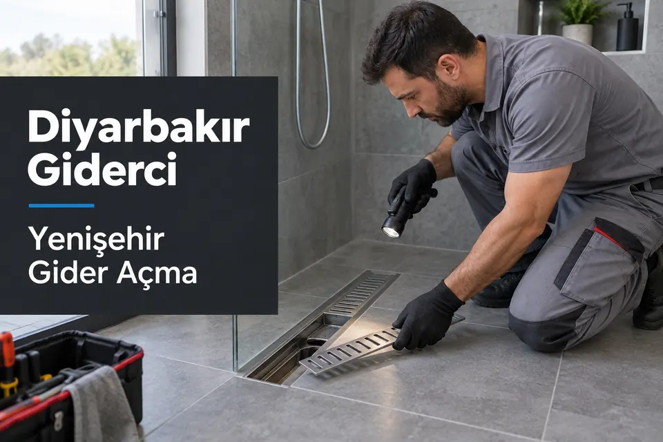 Diyarbakır Yenişehir gider açma — duş giderinde kontrol