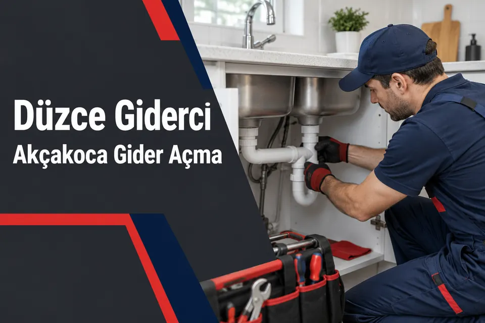 Düzce Akçakoca gider açma — çift evye ortak bağlantısının kontrolü