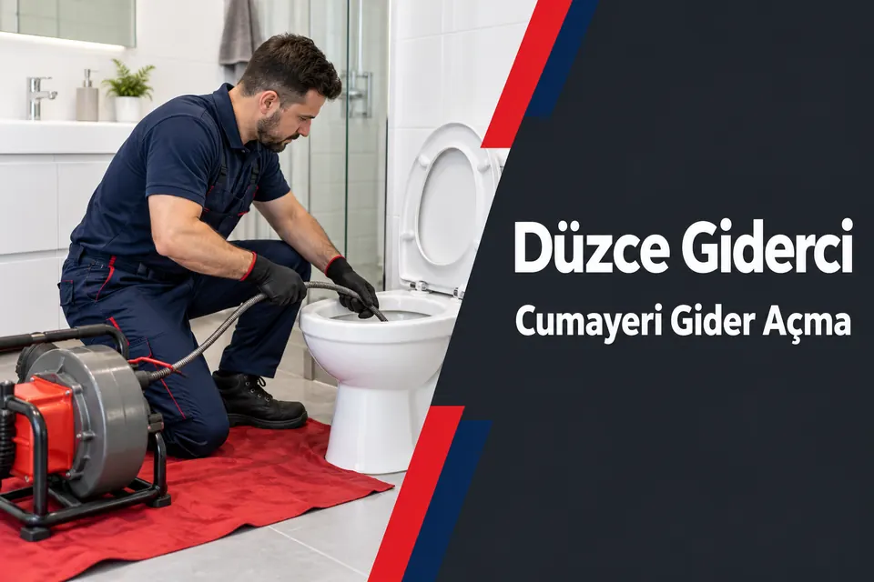 Düzce Cumayeri gider açma — tuvalet giderinde uygun ekipmanla kontrol