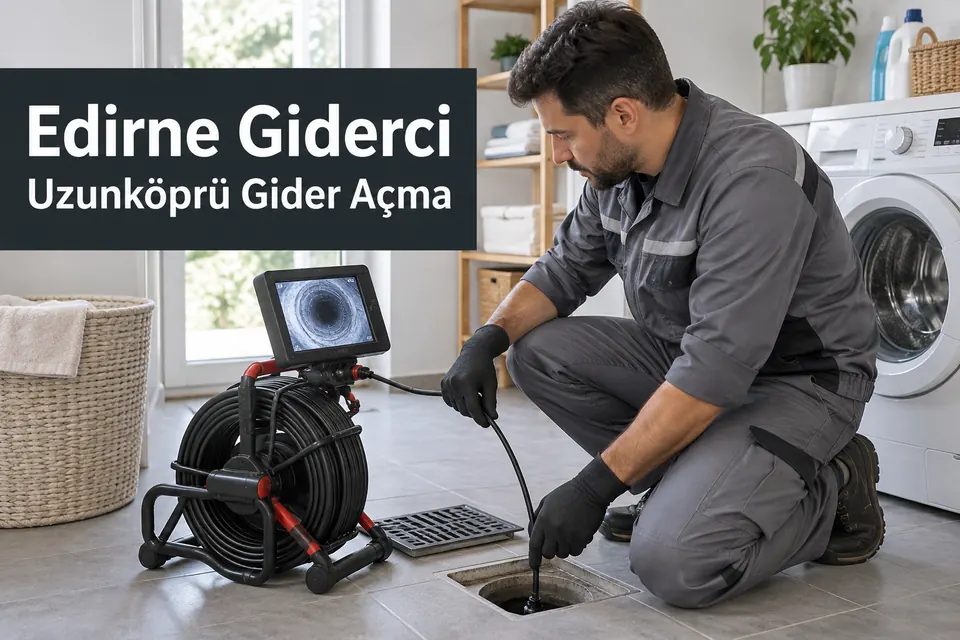 Edirne Uzunköprü gider açma — gider hattında kamera ile inceleme