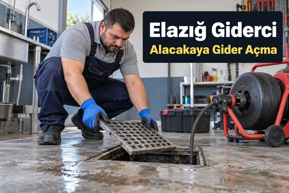 Elazığ Alacakaya gider açma hizmet görseli Elazığ Alacakaya gider açma — iş yeri yer süzgecinin kontrolü