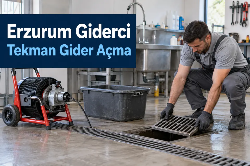 Erzurum Tekman gider açma — iş yeri yer giderinde kontrol
