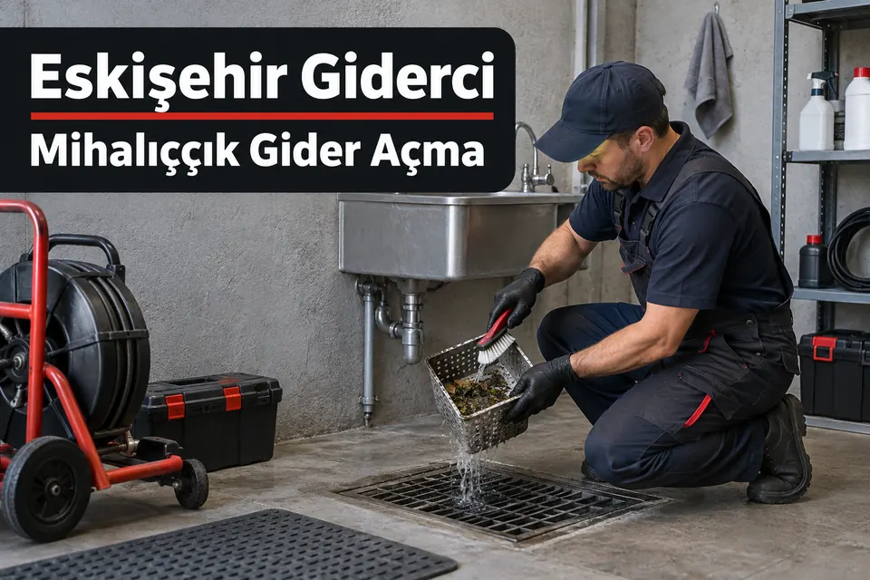 Eskişehir Mihalıççık gider açma — iş yeri yer giderinde birikinti temizliği