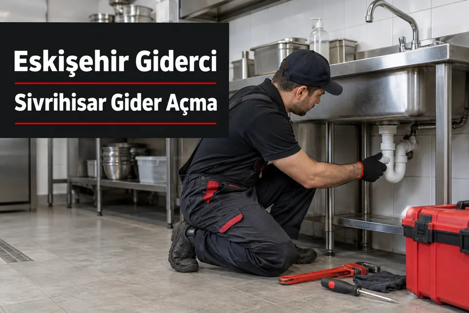 Eskişehir Sivrihisar gider açma — hazırlık evyesi giderinin kontrolü
