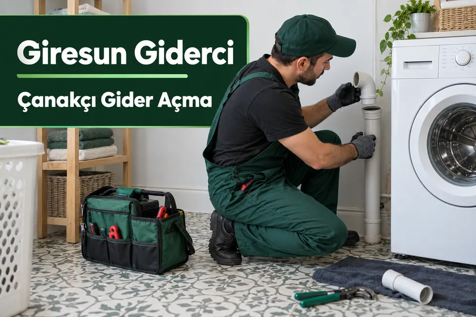Giresun Çanakçı gider açma hizmet görseli Giresun Çanakçı gider açma — çamaşır giderinde bağlantı kontrolü
