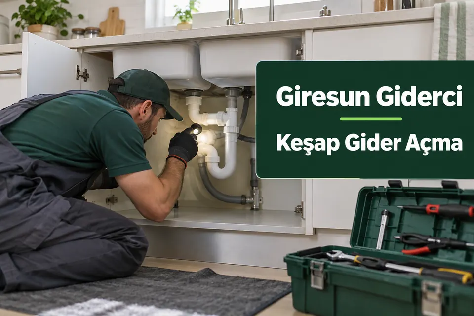 Giresun Keşap gider açma — çift lavabo ortak giderinin kontrolü