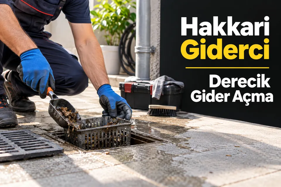 Hakkari Derecik gider açma — dış gider haznesinde tortu temizliği
