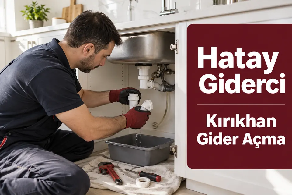 Hatay Kırıkhan gider açma — lavabo atık su bağlantısında çalışma