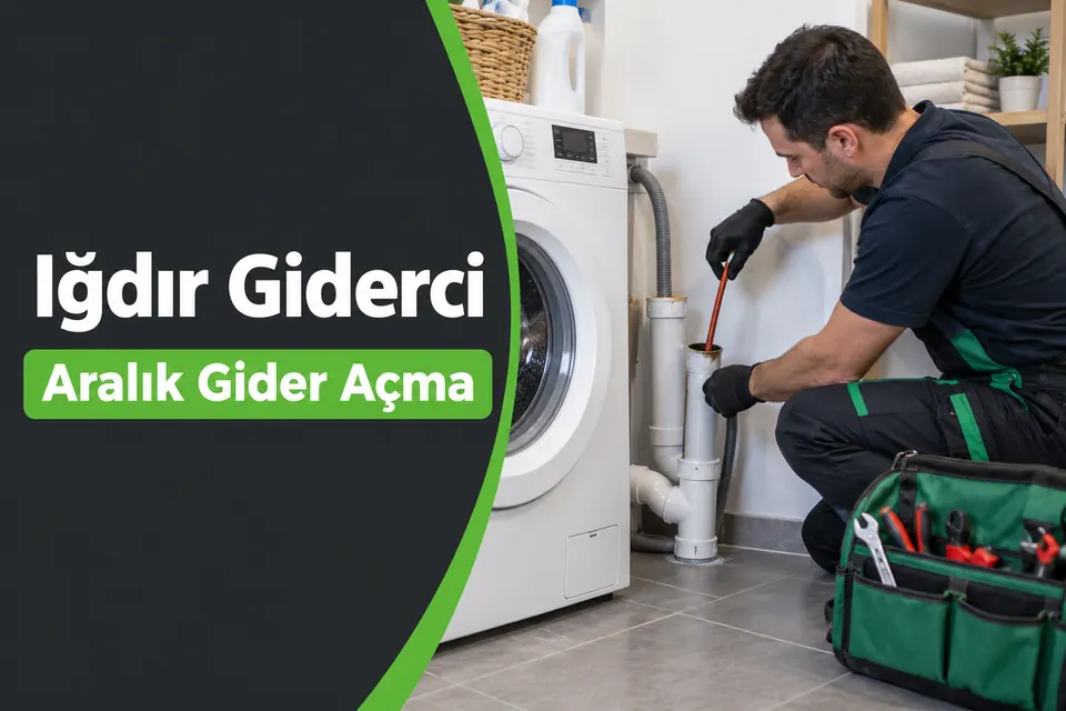 Iğdır Aralık gider açma — makine tahliye bağlantısının kontrolü