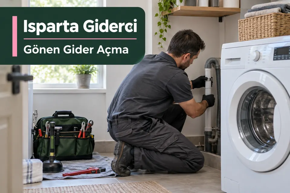 Isparta Gönen gider açma — makine gideri bağlantısının kontrolü